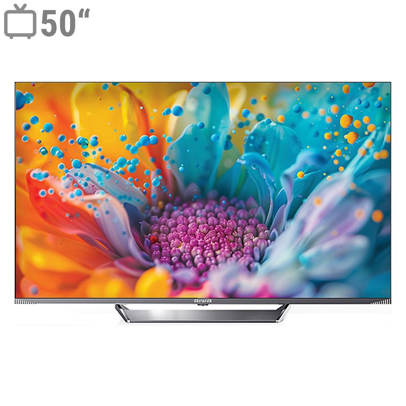 تلویزیون 50 اینچ کیو ال ای دی هوشمند آیوا مدل zq gc3d50uhd