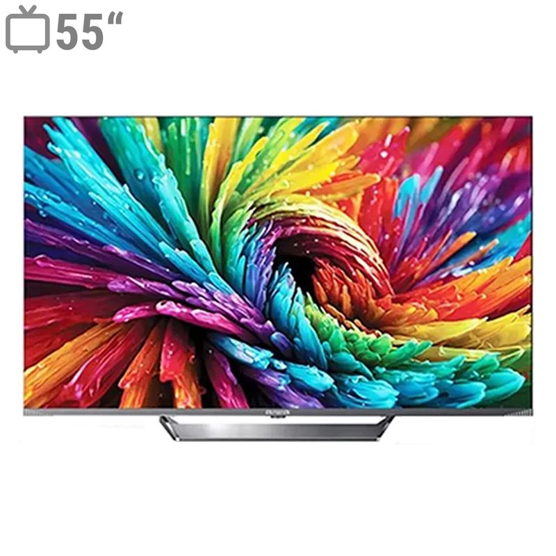 تلویزیون 55 اینچ کیو ال ای دی هوشمند آیوا مدل zq gc3d55uhd