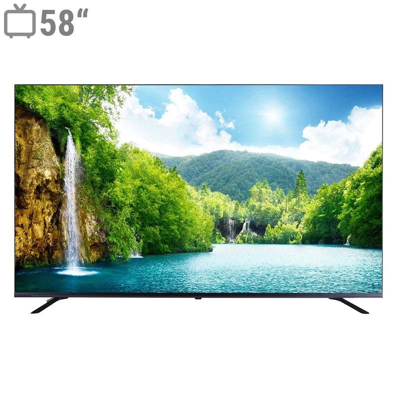 تلویزیون 58 اینچ ال ای دی هوشمند مکسن مدل 58cu9300n