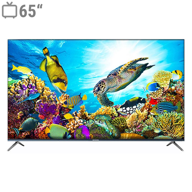 تلویزیون 65 اینچ کیو ال ای دی هوشمند آیوا مدل zq pm8u65uhd
