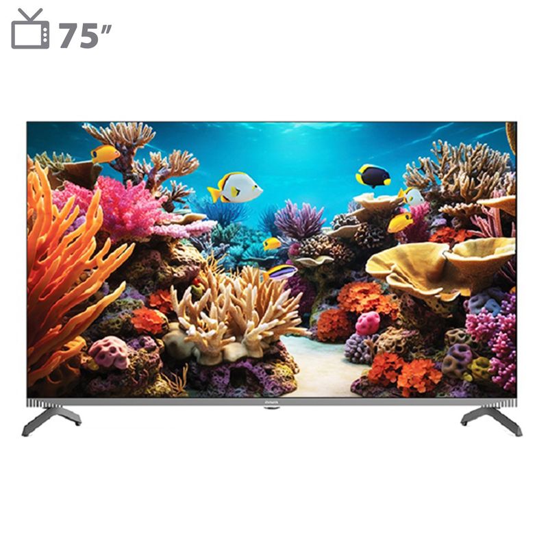 تلویزیون 75 اینچ کیو ال ای دی هوشمند آیوا مدل zq gc3h75uhd