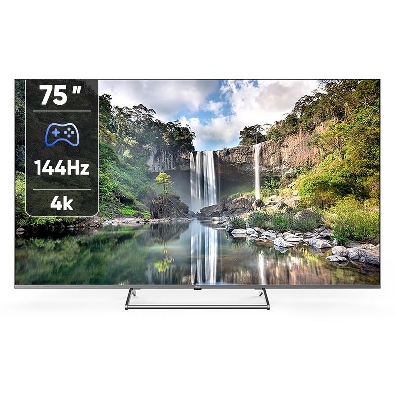 تلویزیون 75 اینچ کیو ال ای دی هوشمند جی پلاس مدل gtv 75sqm637sp