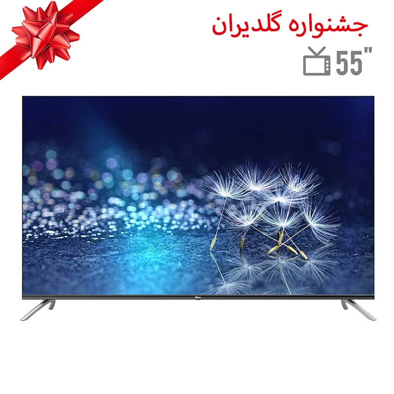 تلویزیون ال ای دی جی پلاس مدل gtv 55pq738cs سایز 55 اینچ   مخصوص جشنواره گلدیران