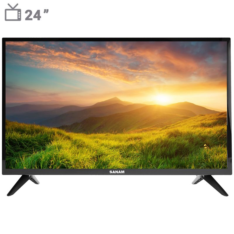 تلویزیون ال ای دی صنام مدل sle 24m10 سایز 24 اینچ