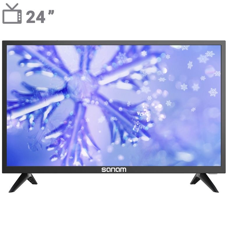 تلویزیون ال ای دی صنام مدل sle 24m113 سایز 24 اینچ
