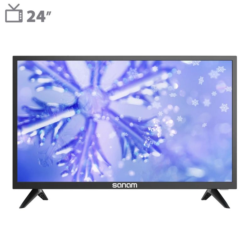 تلویزیون ال ای دی صنام مدل sle 24m114 سایز 24 اینچ