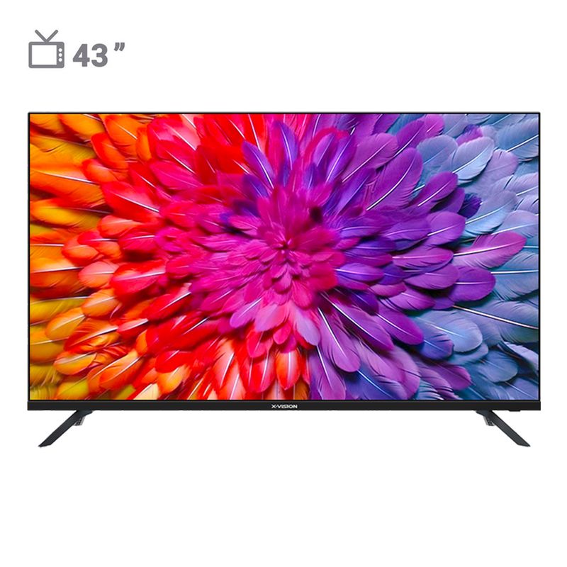 تلویزیون ال ای دی هوشمند ایکس ویژن مدل 43xc735 سایز 43 اینچ