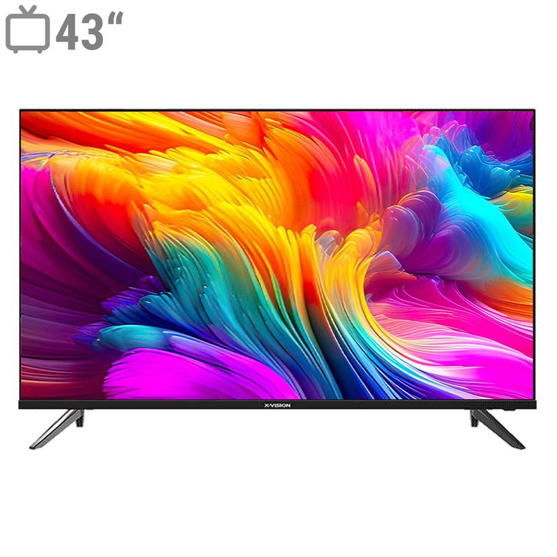 تلویزیون ال ای دی هوشمند ایکس ویژن مدل 43xc775 سایز 43 اینچ