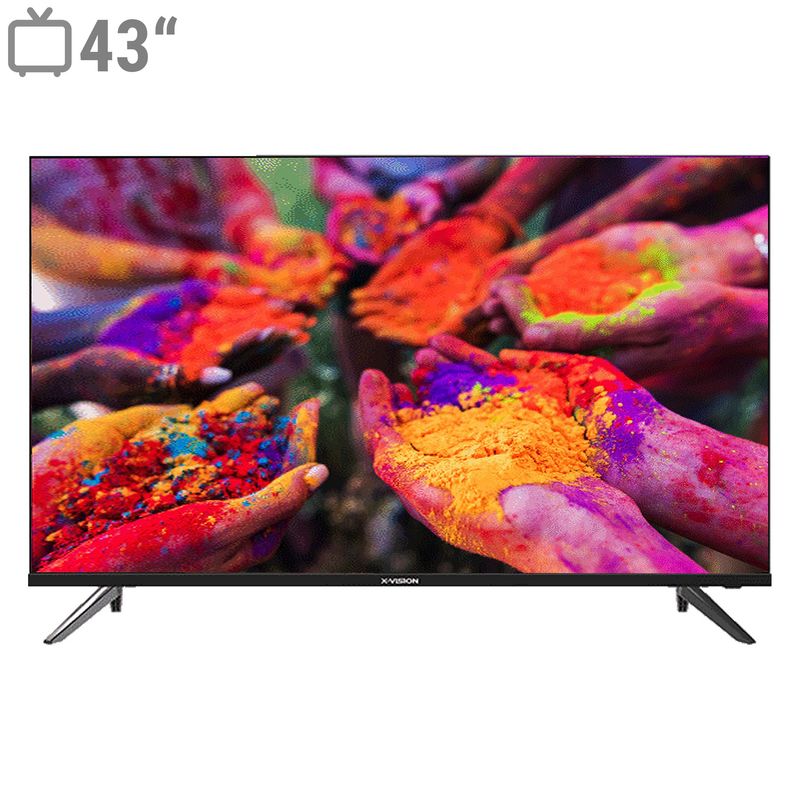 تلویزیون ال ای دی هوشمند ایکس ویژن مدل 43xc785 سایز 43 اینچ
