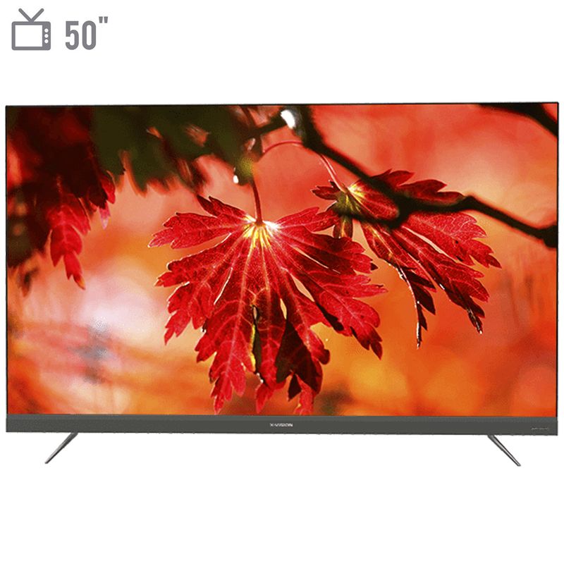 تلویزیون ال ای دی هوشمند ایکس ویژن مدل 50xtu865 سایز 50 اینچ
