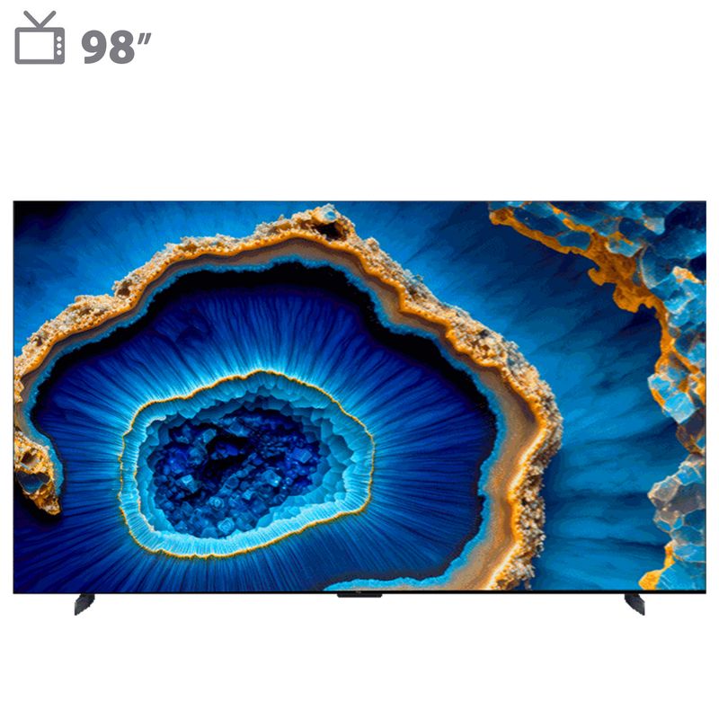 تلویزیون ال ای دی هوشمند تی سی ال مدل 98c755 سایز 98 اینچ