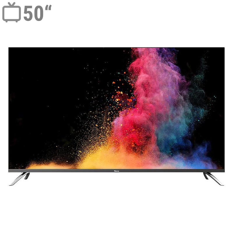 تلویزیون ال ای دی هوشمند جی پلاس مدل gtv 50ru764s سایز 50 اینچ