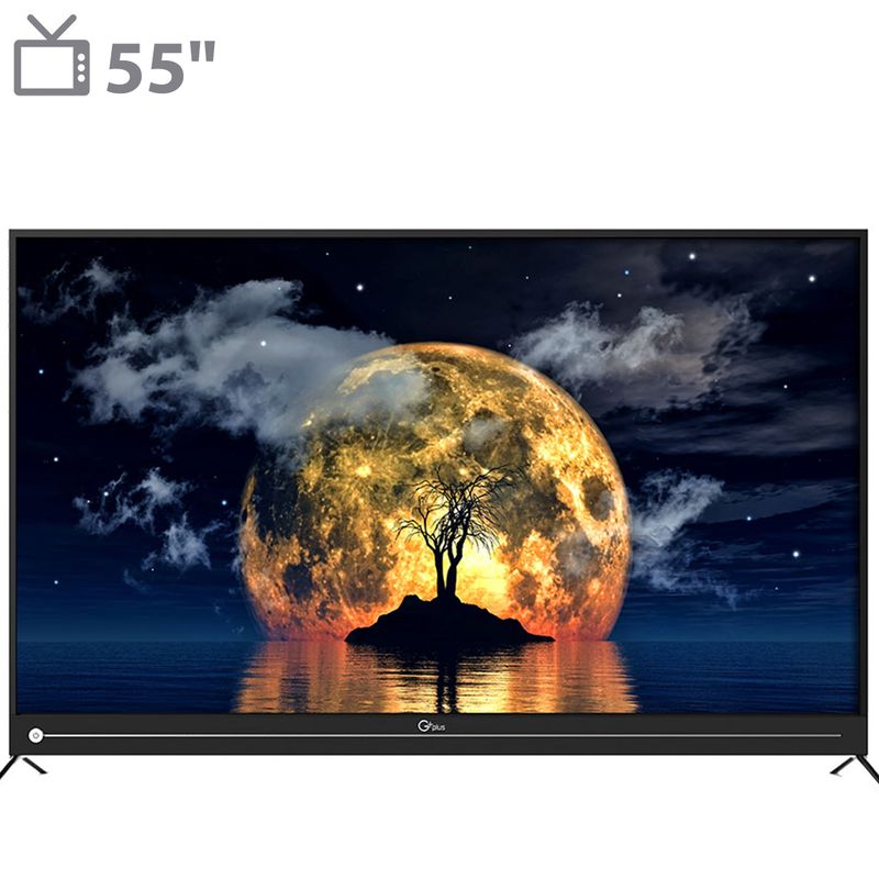 تلویزیون ال ای دی هوشمند جی پلاس مدل gtv 55ju812n سایز 55 اینچ