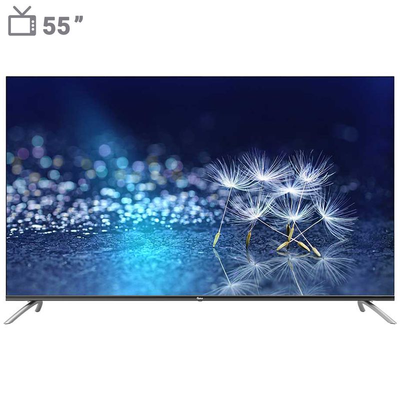 تلویزیون ال ای دی هوشمند جی پلاس مدل gtv 55pq736s سایز 55 اینچ