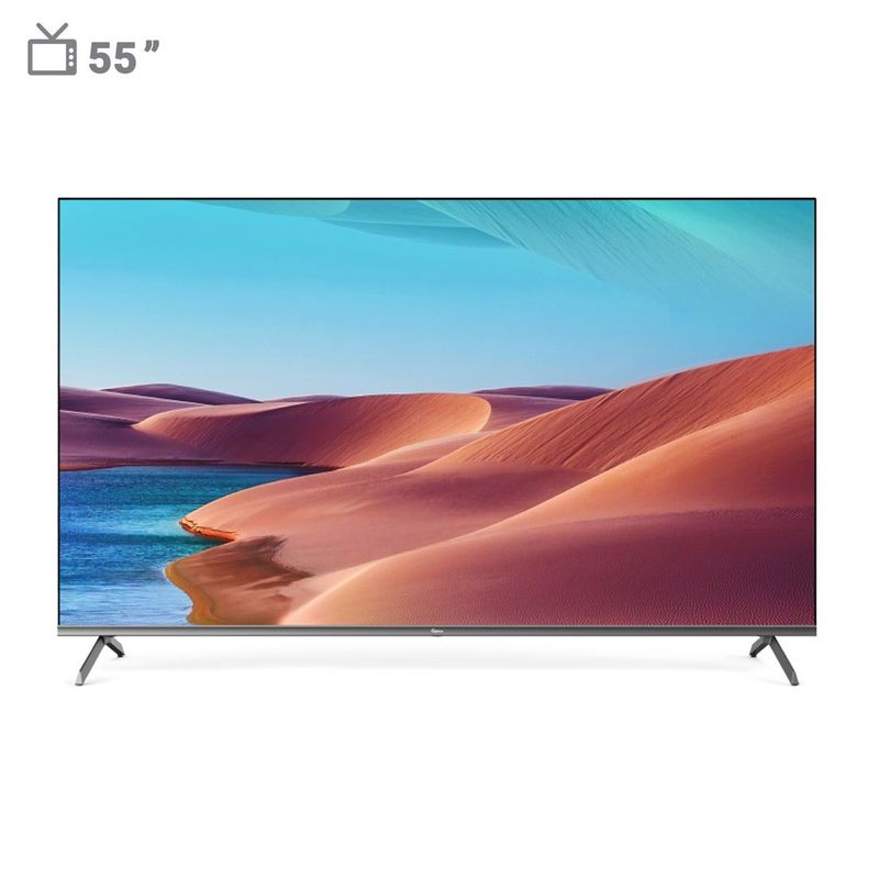 تلویزیون ال ای دی هوشمند جی پلاس مدل gtv 55rq756n سایز 55 اینچ