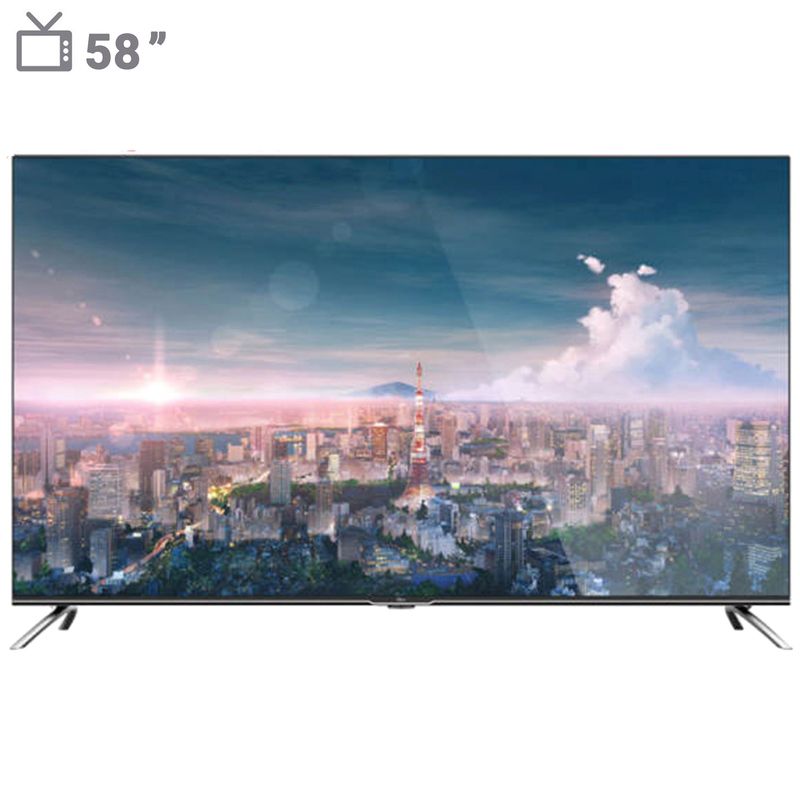 تلویزیون ال ای دی هوشمند جی پلاس مدل gtv 58mu722s سایز 58 اینچ