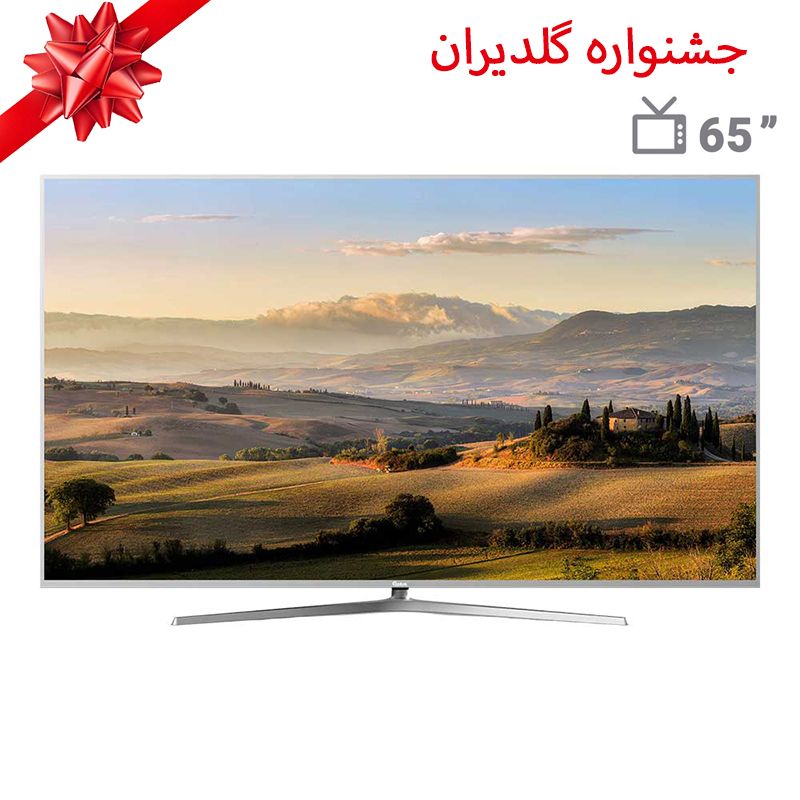 تلویزیون ال ای دی هوشمند جی پلاس مدل gtv 65pu751s سایز 65 اینچ   مخصوص جشنواره گلدیران