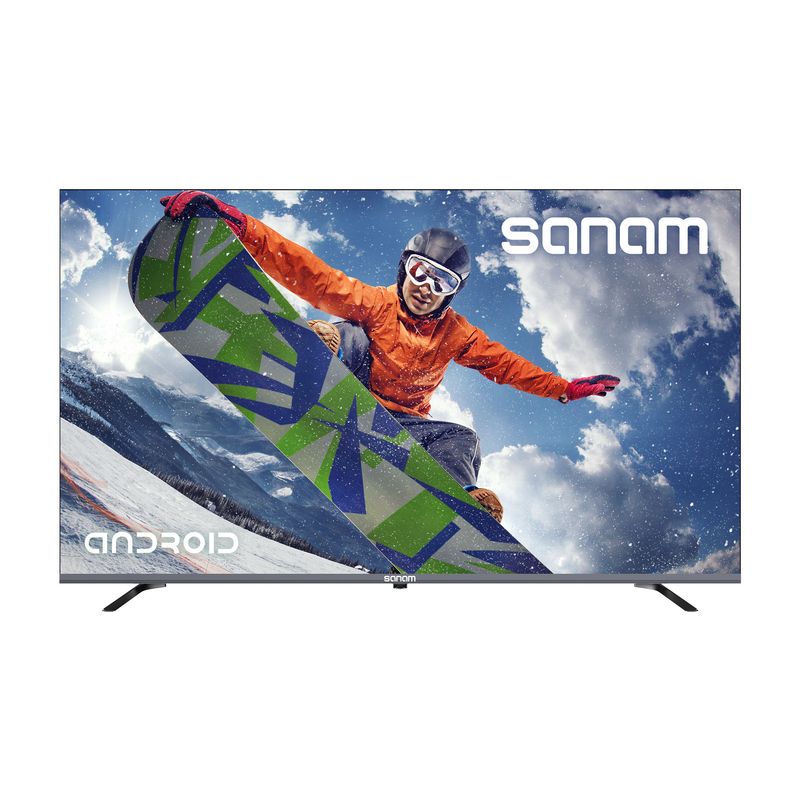 تلویزیون ال ای دی هوشمند صنام مدل sls 55m1820 سایز 55 اینچ