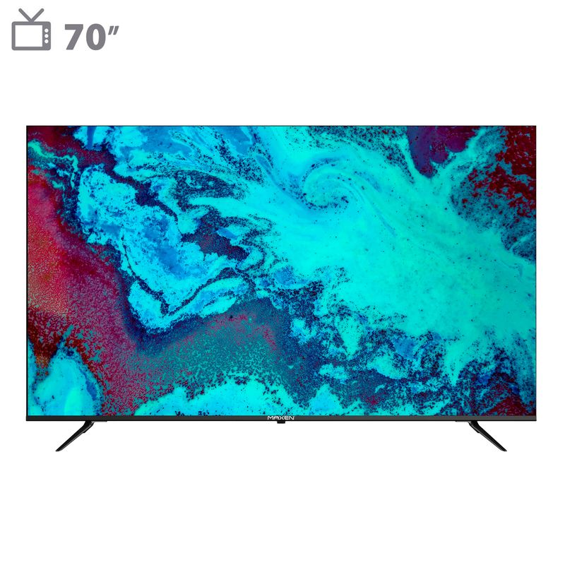 تلویزیون ال ای دی هوشمند مکسن مدل 70cu9300n سایز 70 اینچ