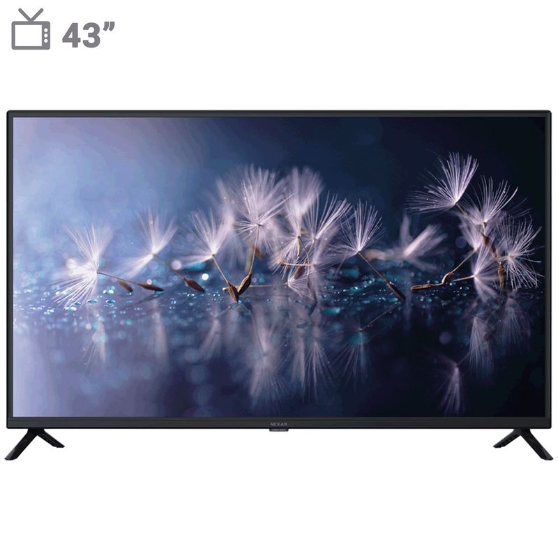 تلویزیون ال ای دی هوشمند نکسار مدل ntv h43c612n سایز 43 اینچ