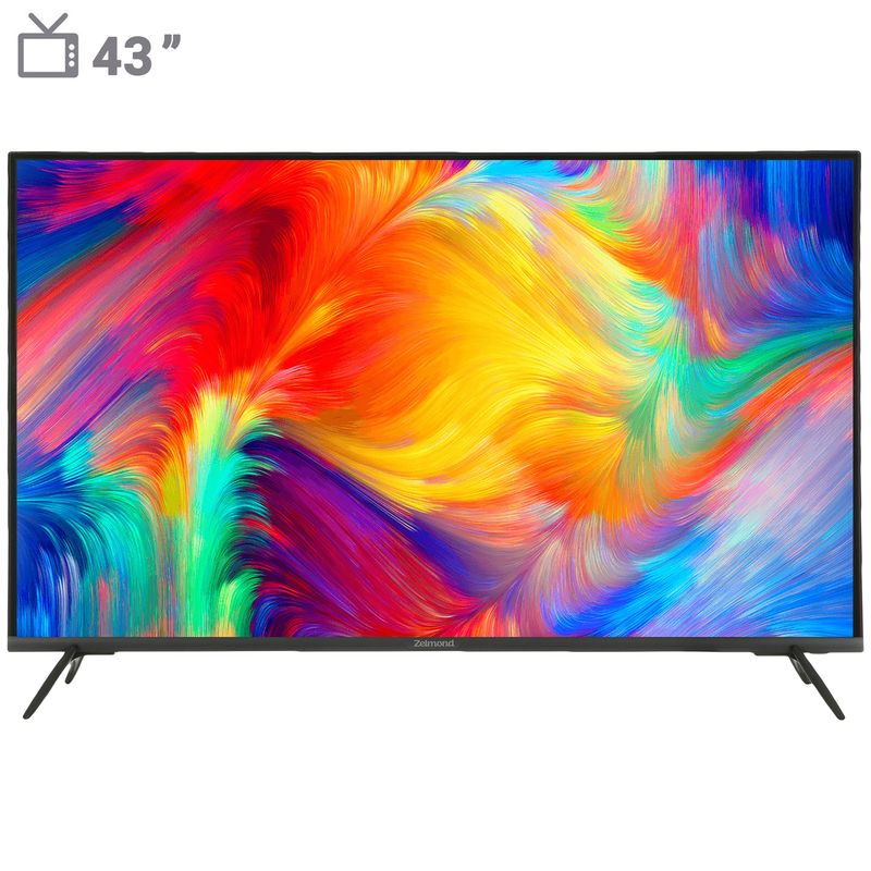 تلویزیون هوشمند ال ای دی زلموند مدل zl 43sf526 سایز 43 اینچ