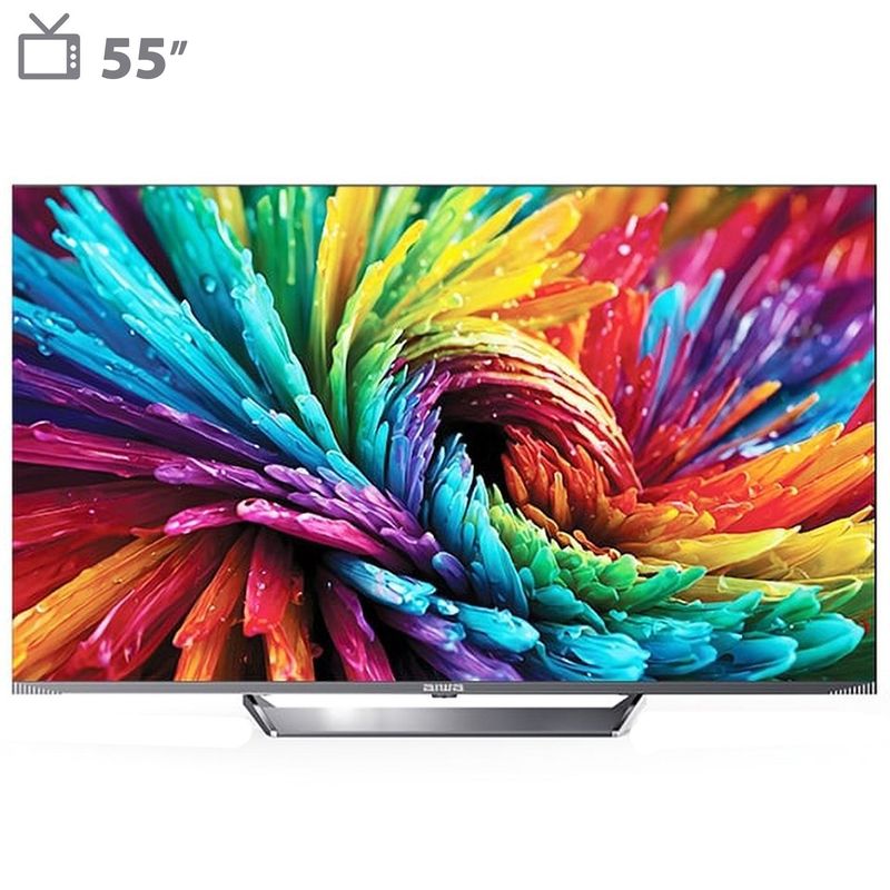 تلویزیون کیو ال ای دی هوشمند آیوا مدل zq gc3h55uhd سایز 55 اینچ