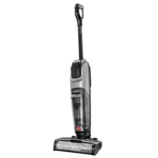 جارو شارژی عصایی بیسل مدل crosswave omniforce edge 4000e با باتری 2500mah توان مکش 31 airw سه حالت کاری powervac powermop و turbo مخزن زباله 660 میلی‌لیتری مخزن مایعات 440 میلی‌لیتری برس خودتمیزشونده و فناوری zerogap