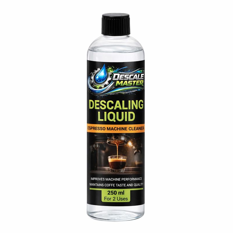 جرم گیر دستگاه اسپرسو دسکیل مستر مدل descaling liquid حجم 250 میلی لیتر