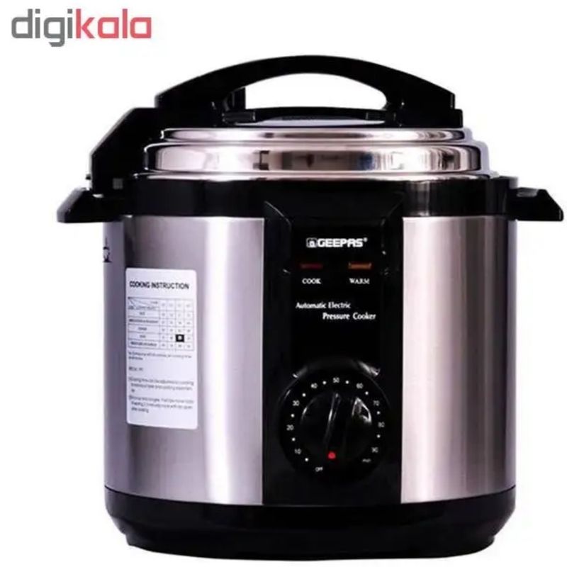 زودپز برقی 6 لیتری جی پاس مدل gpc307 6l