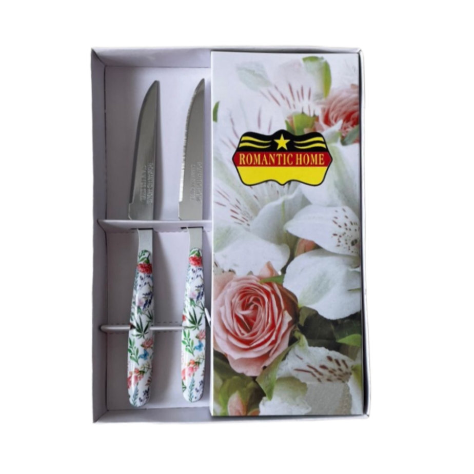 ست کارد میوه خوری رومانتیک هوم مدل tr_65 مجموعه 12 عددی