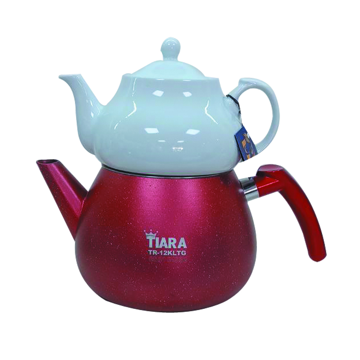ست کتری و قوری تیارا مدل لوله ایی tr13 کد r03