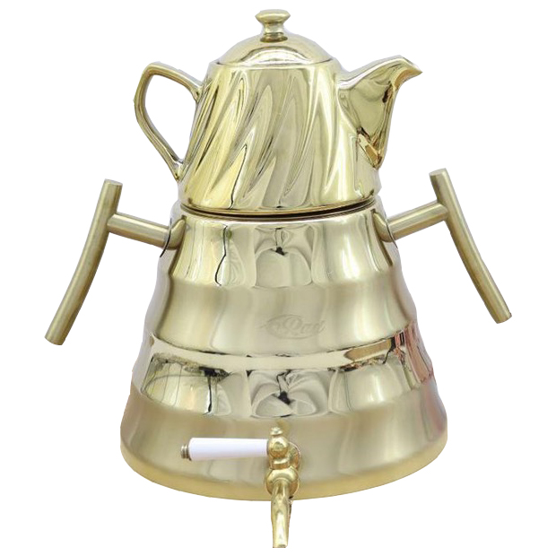 ست کتری و قوری راد مدل هرمی دسته مفتولی