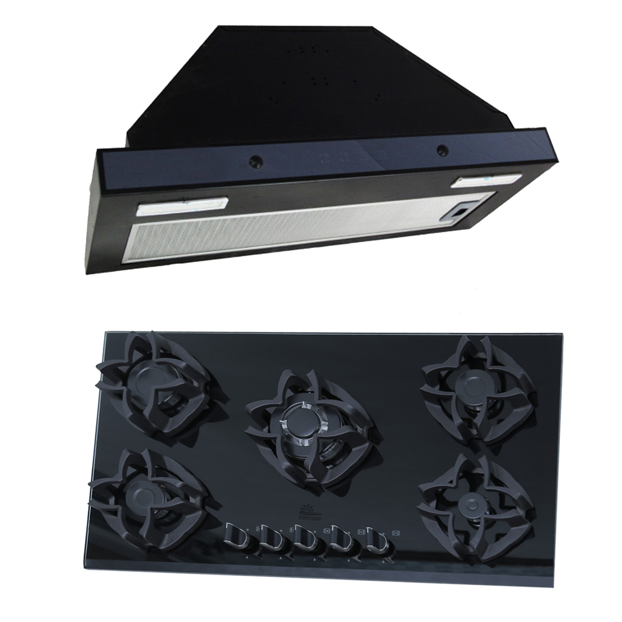 ست گاز و هود زرتوس مدل zg755001