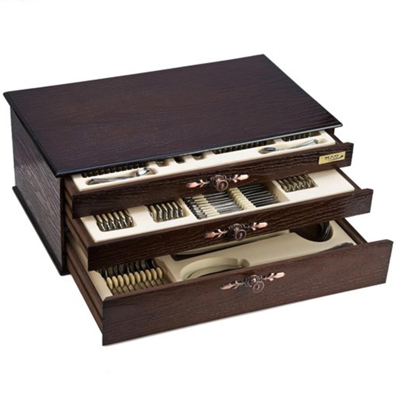 سرویس قاشق و چنگال 116 پارچه ناب استیل مدل venice