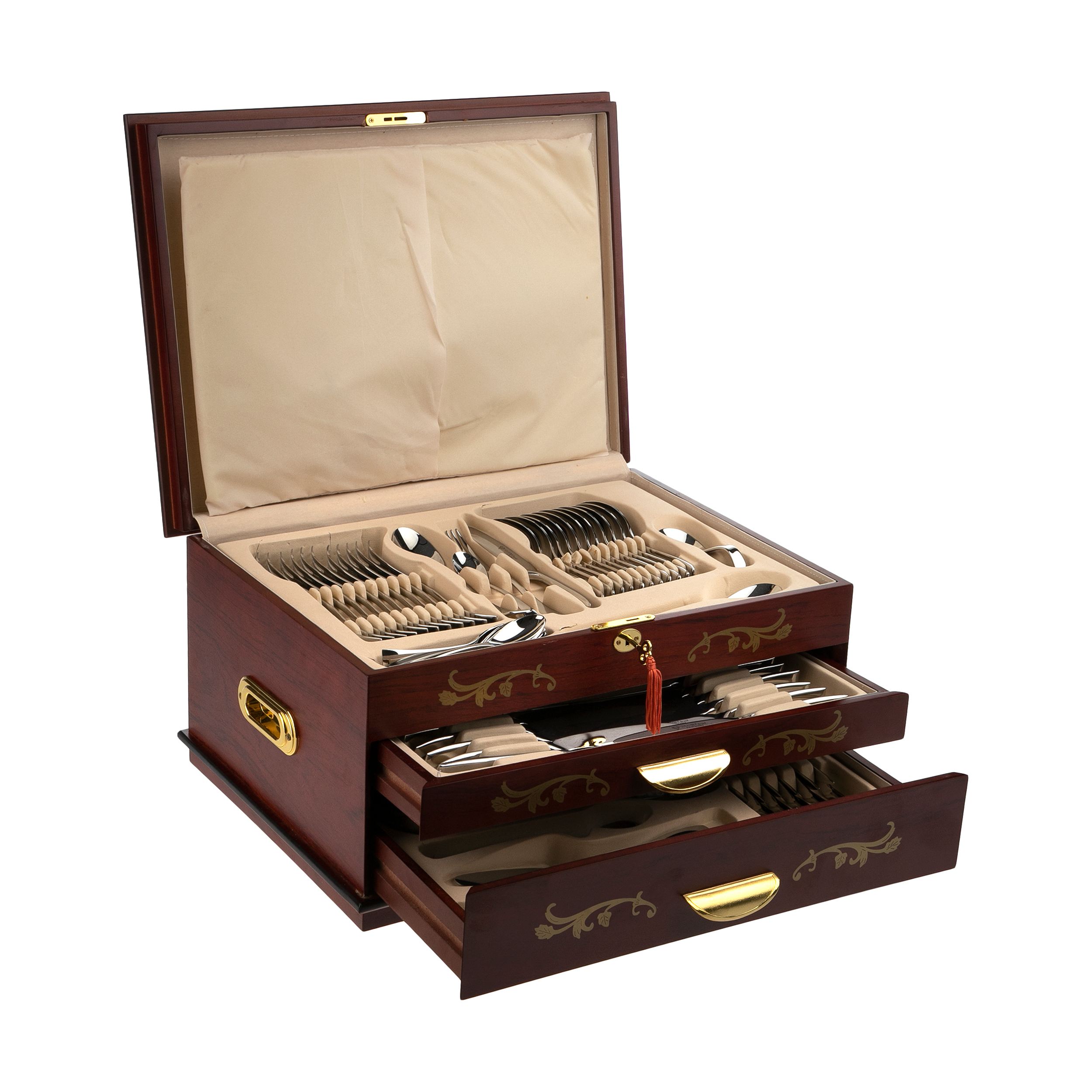 سرویس قاشق و چنگال 123 پارچه سولایتر مدل go 625