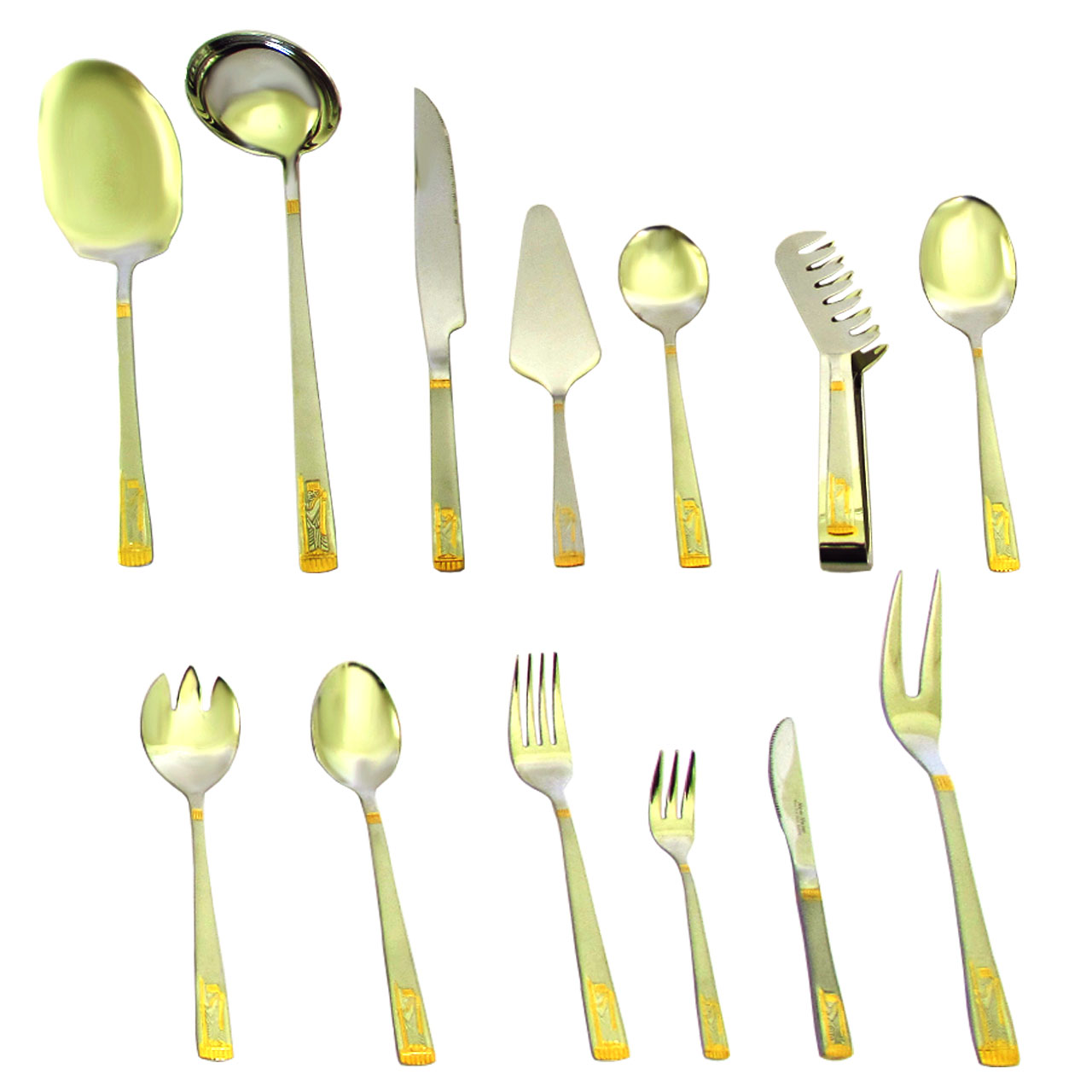 سرویس قاشق و چنگال 128 پارچه نیوهوم مدل hk800