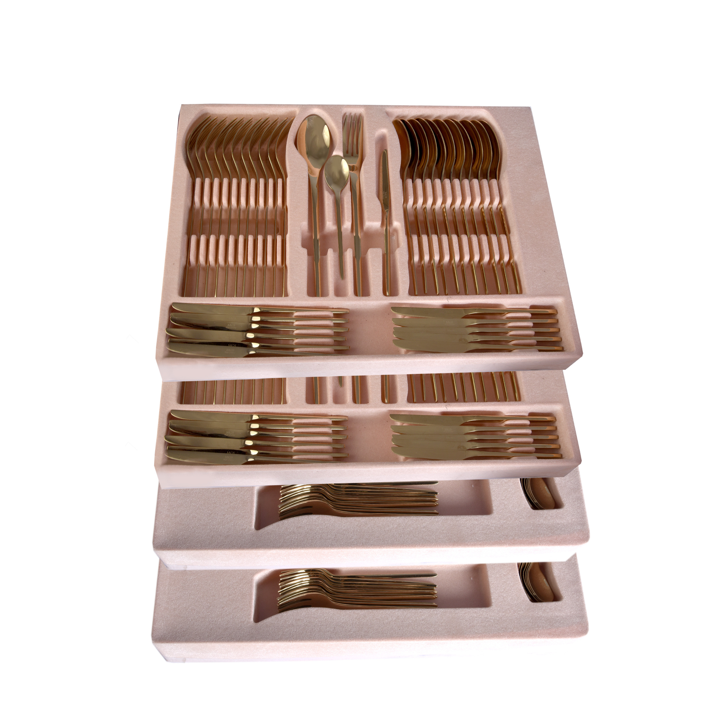 سرویس قاشق و چنگال 144 پارچه ام جی اس مدل df45 144