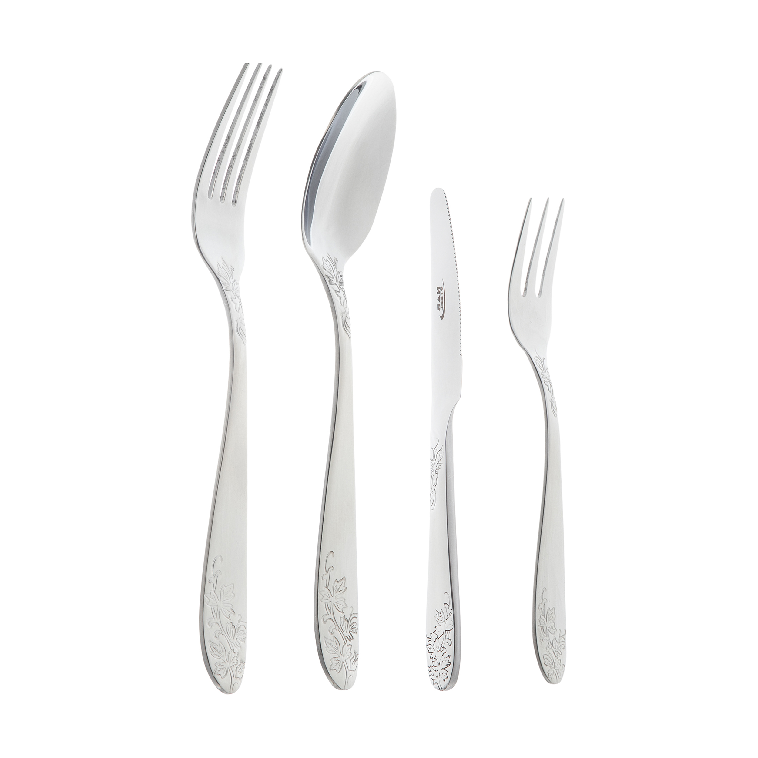 سرویس قاشق و چنگال 24 پارچه ناب استیل مدل imperial کد 310