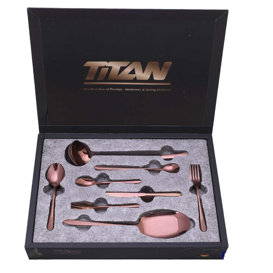سرویس قاشق و چنگال 38 پارچه مدل titan