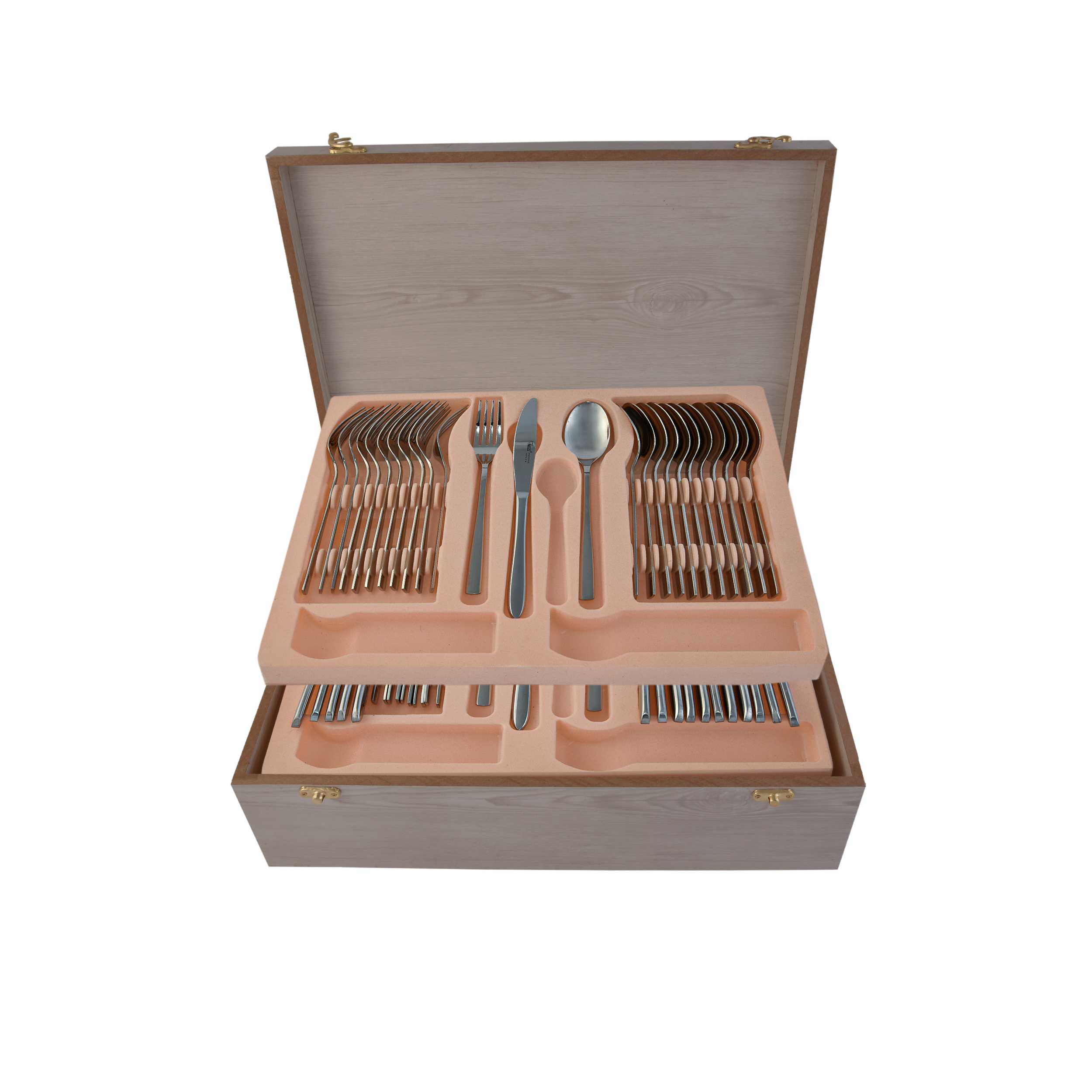 سرویس قاشق و چنگال 54 پارچه ام جی اس مدل dortmond(ch)006