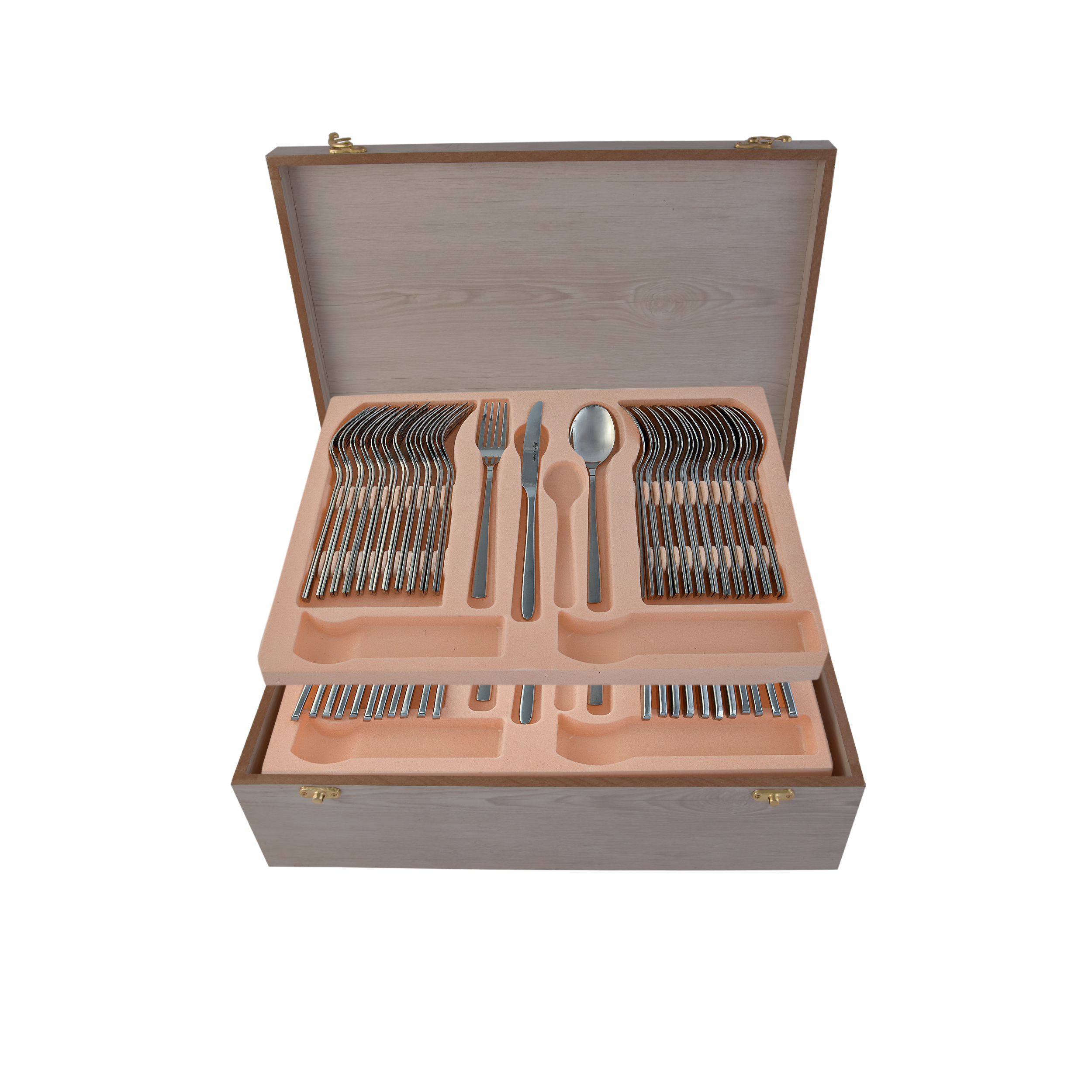 سرویس قاشق و چنگال 72 پارچه ام جی اس مدل dona(ge)006