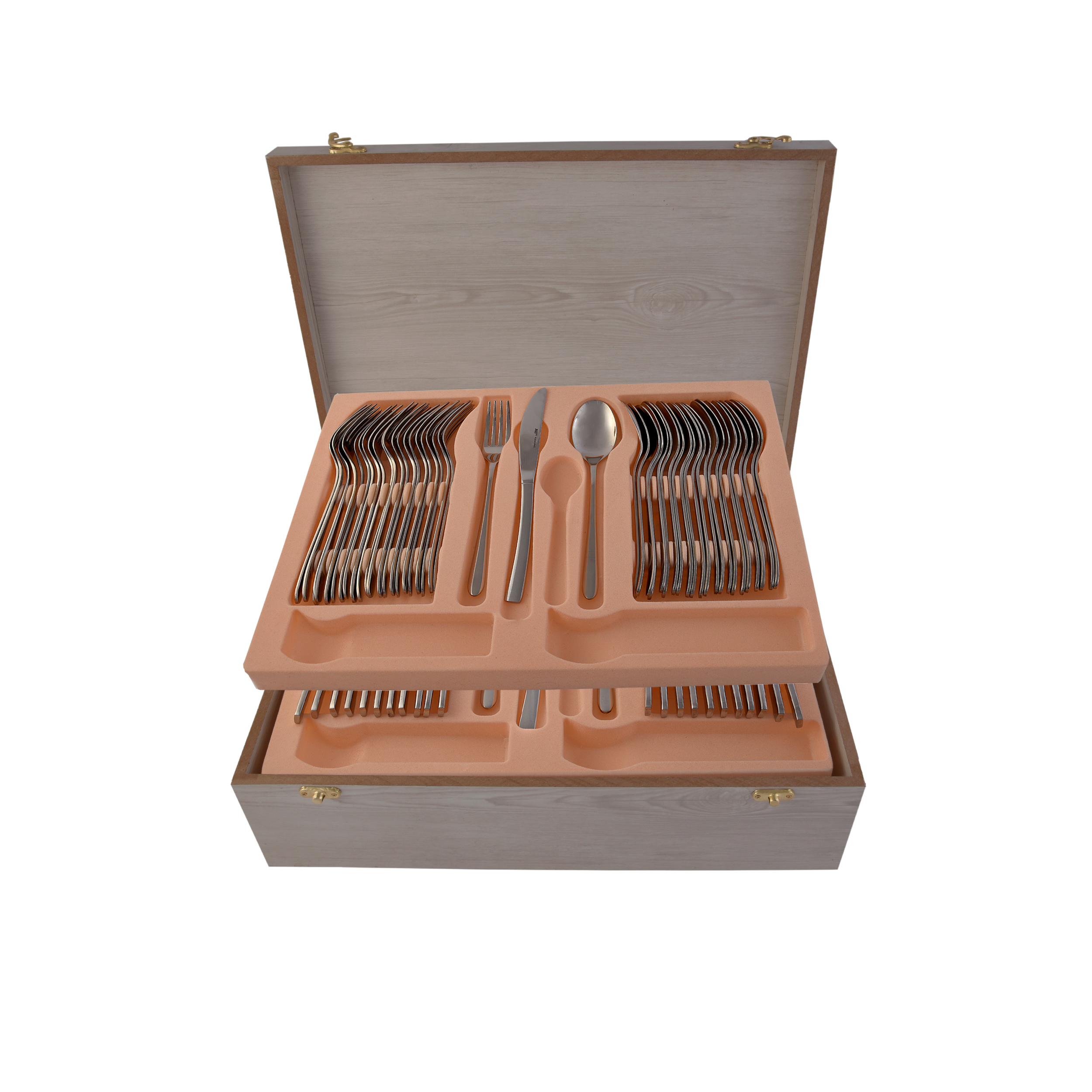 سرویس قاشق و چنگال 72 پارچه ام جی اس مدل shicago(ge)001