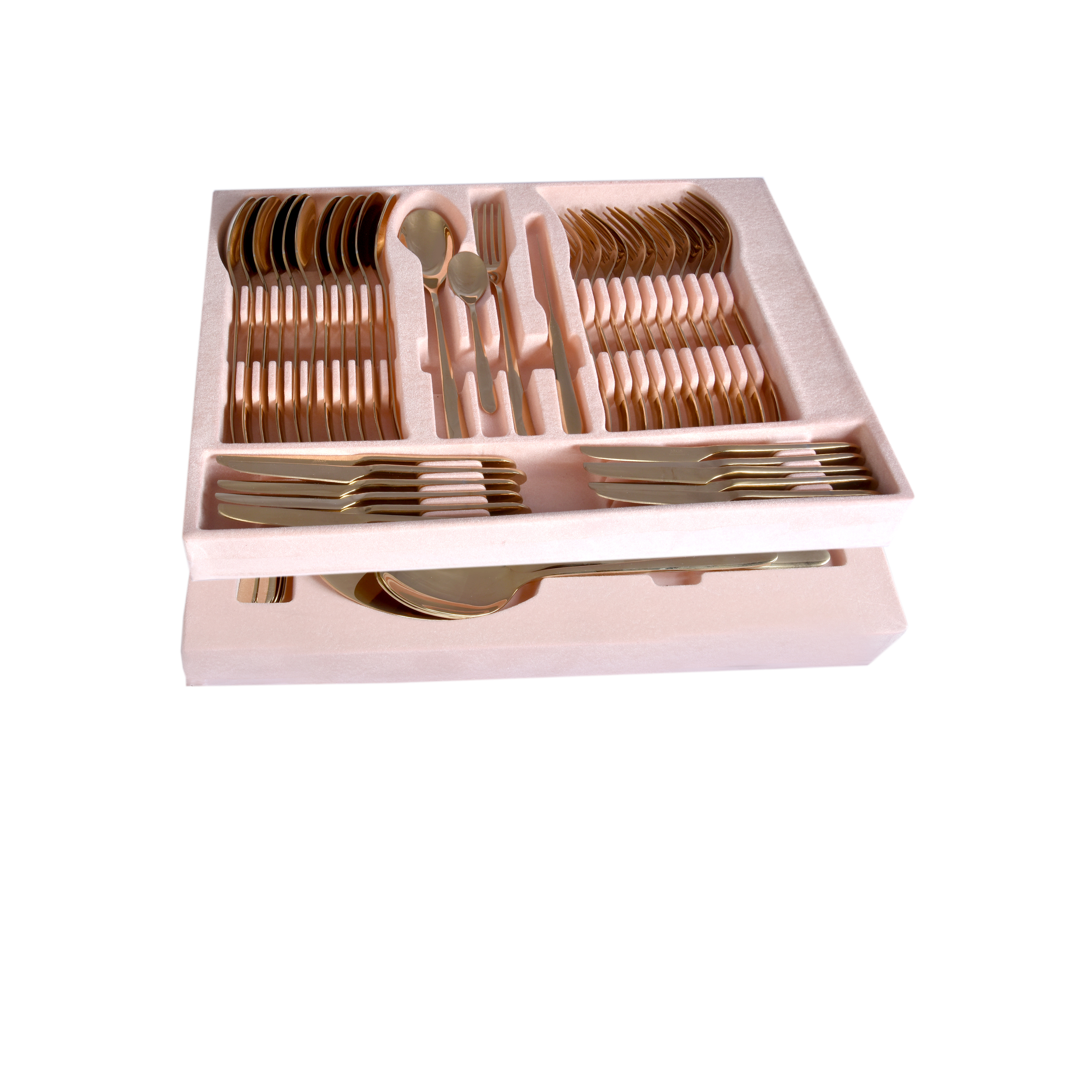 سرویس قاشق و چنگال 72 پارچه ام جی اس مدل t 008