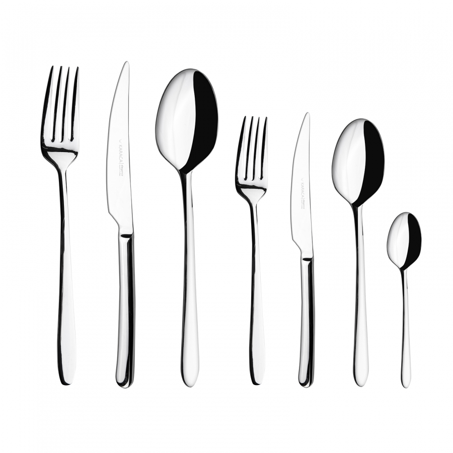 سرویس قاشق و چنگال 84 پارچه کاراجا مدل alder