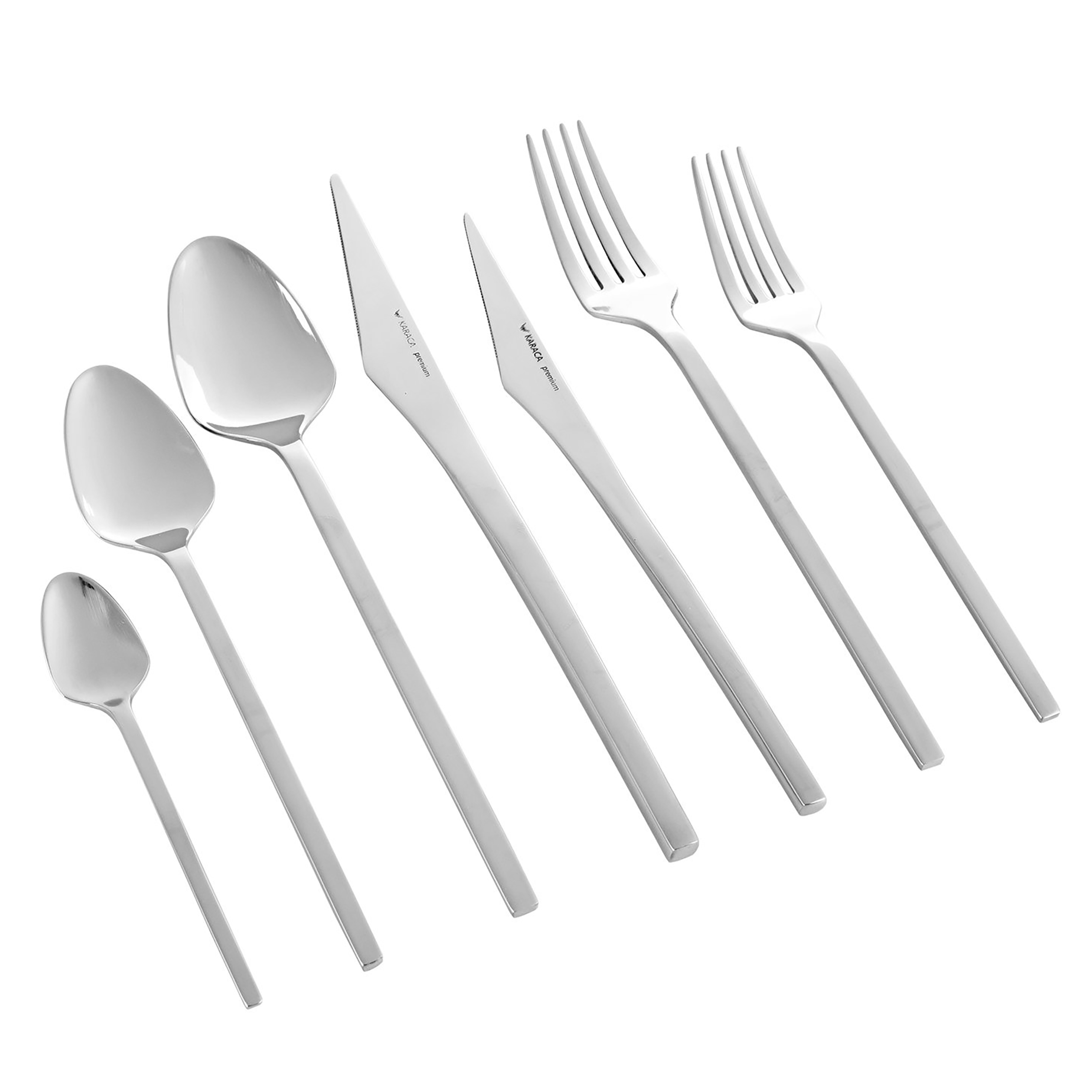 سرویس قاشق و چنگال 84 پارچه کاراجا مدل way