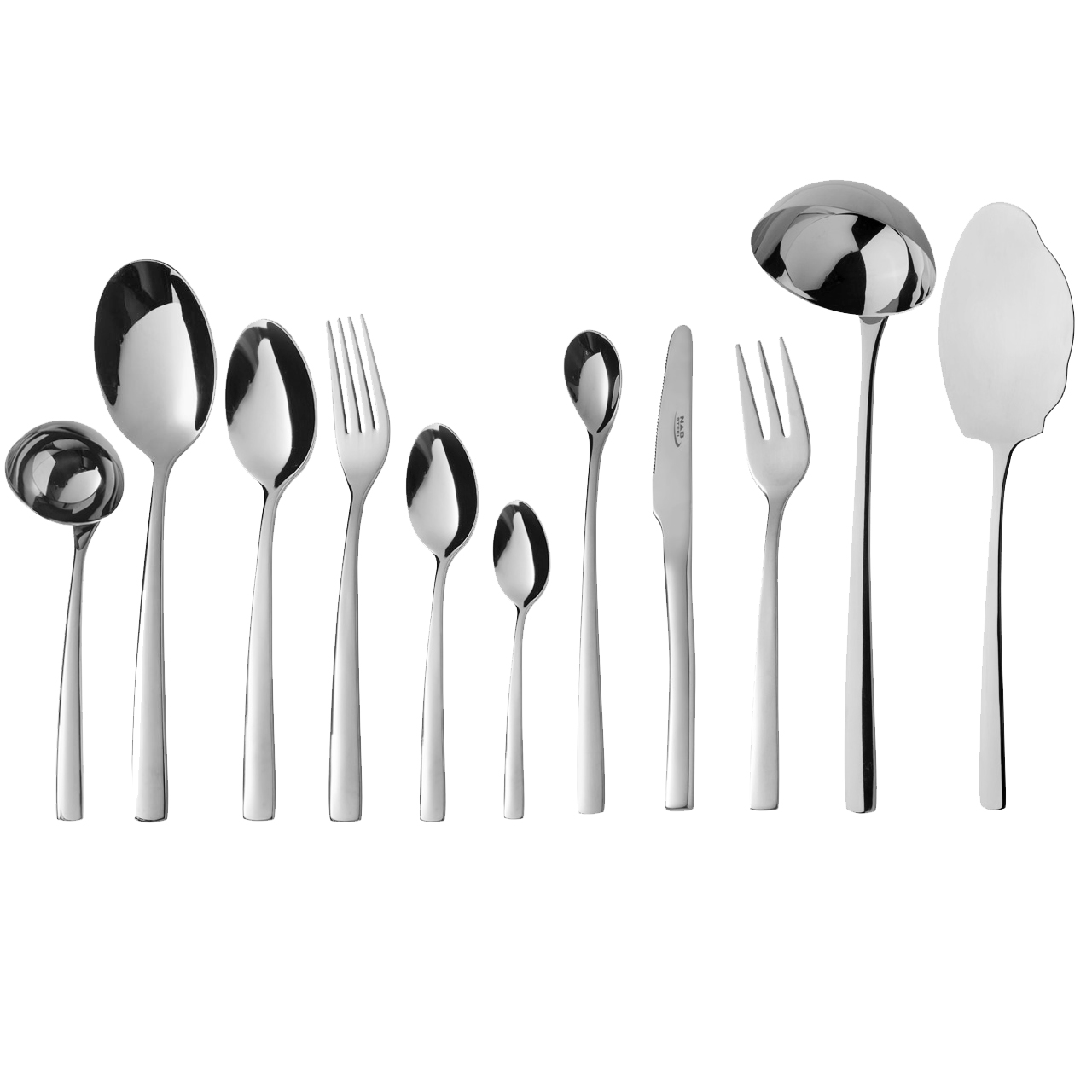 سرویس قاشق و چنگال 86 پارچه ناب استیل مدل felorance bw