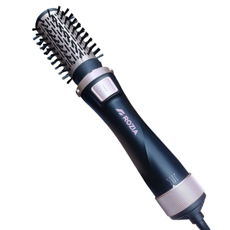 سشوار برس‌دار چرخشی 1000 وات روزیا مدل hc8115 5in1