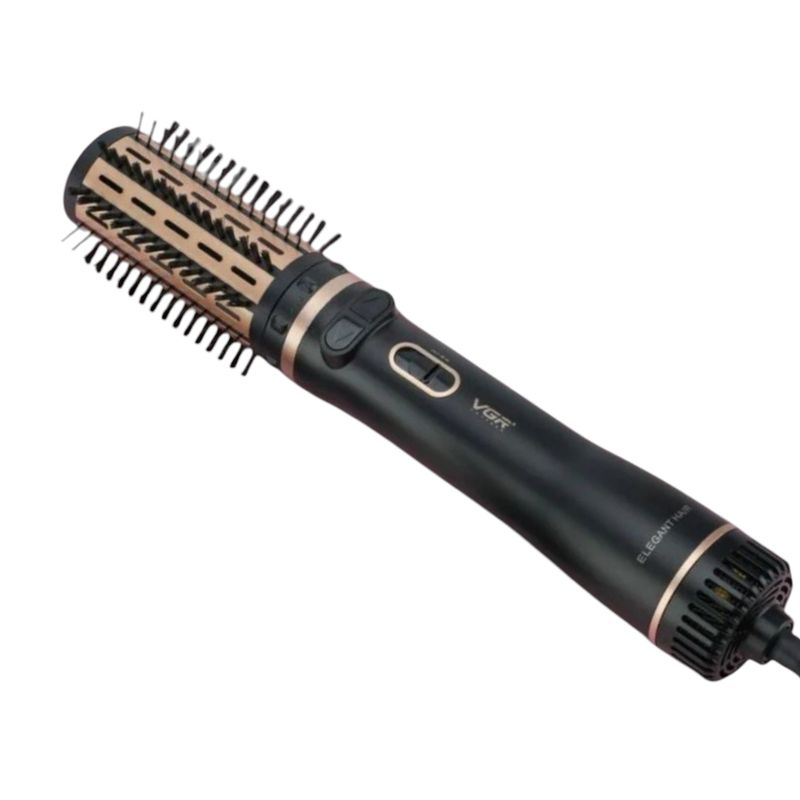 سشوار برس‌دار چرخشی 1000 وات وی جی ار مدل v 496