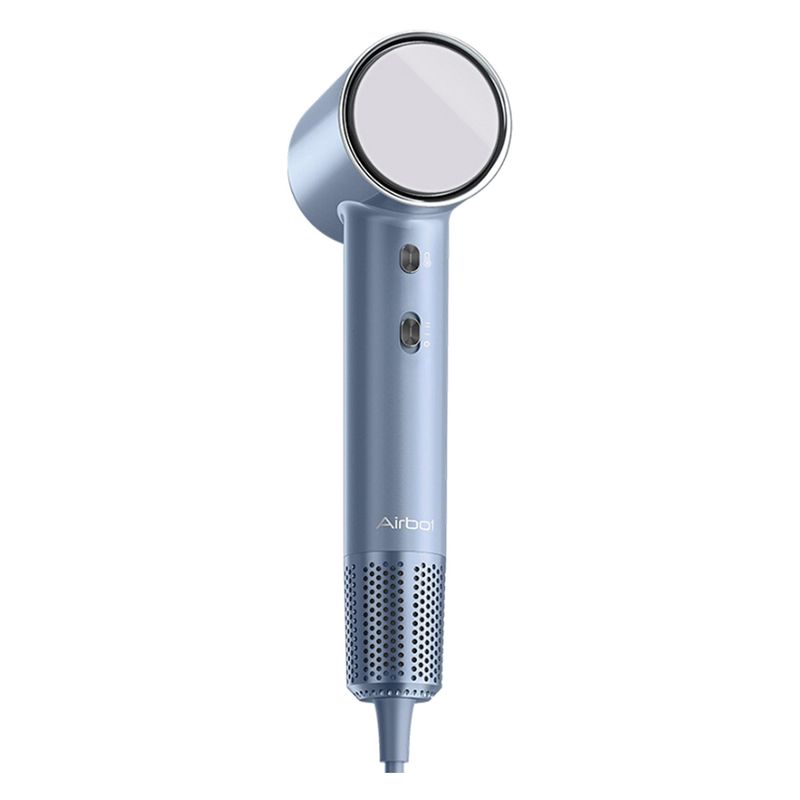 سشوار حرفه‌ای 1600 وات ایربات مدل hd018 موتور dc وزن 400 گرم المنت سرامیک دارای سری متمرکز‌کننده باریک با ویژگی صاف‌کنندگی با قابلیت تنظیم دما
