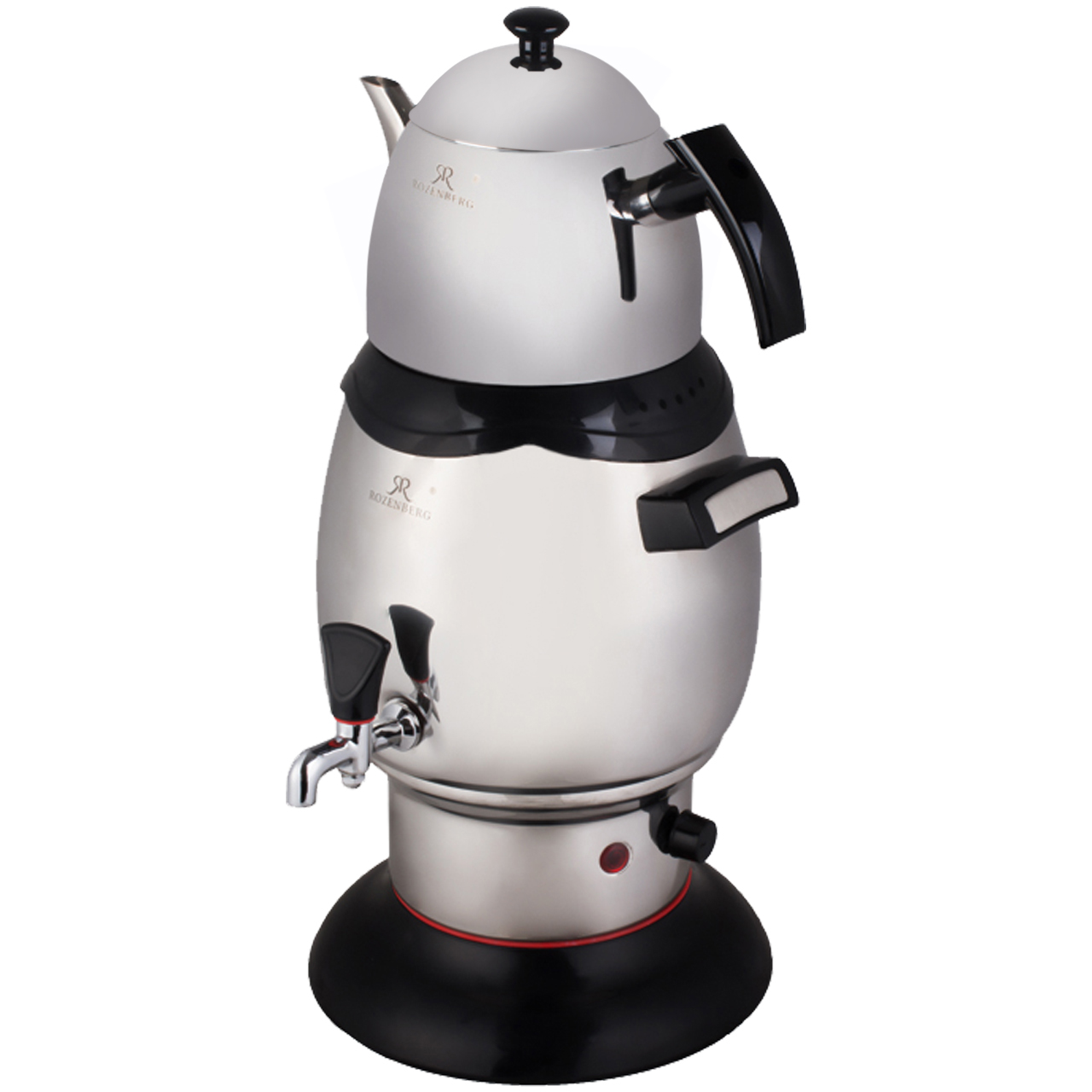 سماور برقی روزنبرگ مدل ni 304 stainless steel ظرفیت 4.5 لیتر